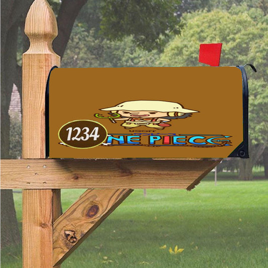 One Piece Usopp Magnetic Mailbox Cover 18" X 21" Outdoor Decor