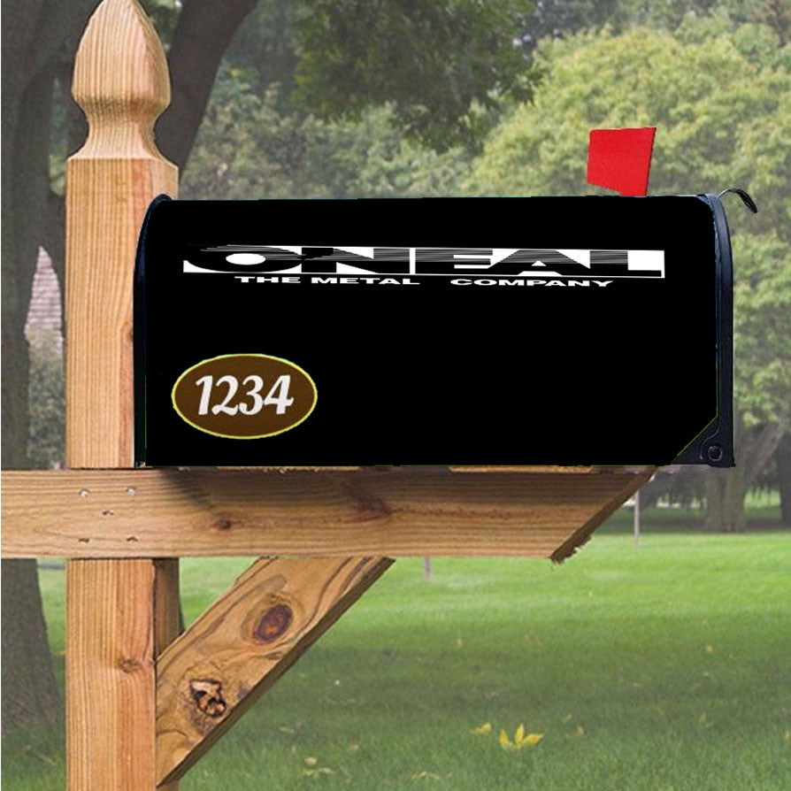Oneal The Metal Company Magnetic Mailbox Cover 18" X 21" Outdoor Decor