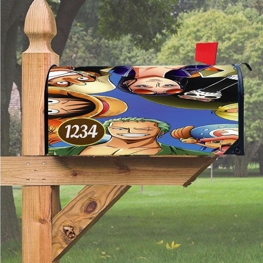 Onepiece Blue Sky Magnetic Mailbox Cover 18" X 21" Outdoor Decor