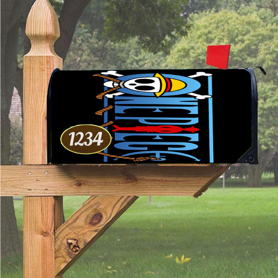 Onepiece Text Logo Magnetic Mailbox Cover 18" X 21" Outdoor Decor