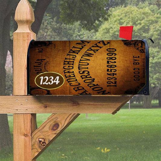 Ouija Alfabet Vintage Magnetic Mailbox Cover 18" X 21" Outdoor Decor