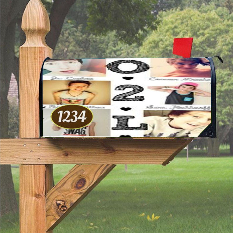 Our Second Life Band Magnetic Mailbox Cover 18" X 21" Outdoor Decor