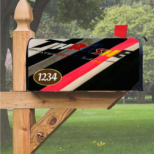 Outfits With A Black Flame Thrasher Shirt Magnetic Mailbox Cover 18" X 21" Outdoor Decor