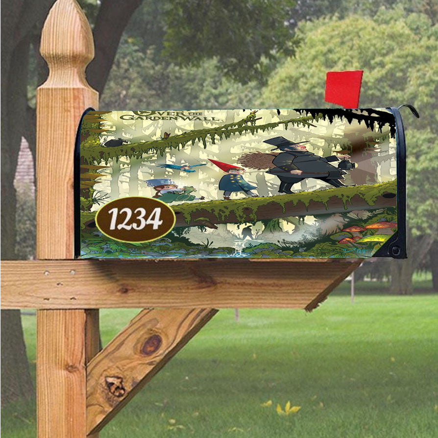 Over The Garden Wall Magnetic Mailbox Cover 18" X 21" Outdoor Decor