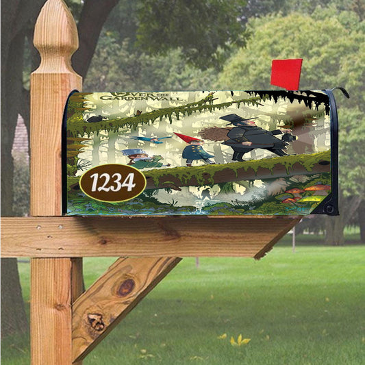 Over The Garden Wall Magnetic Mailbox Cover 18" X 21" Outdoor Decor