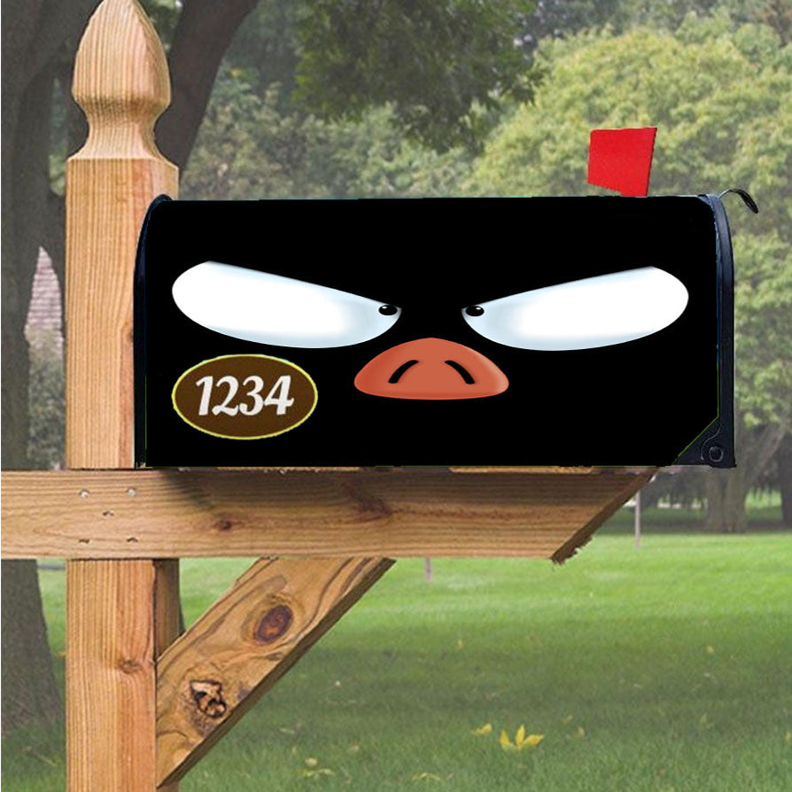 P Chan Angry Eyes Magnetic Mailbox Cover 18" X 21" Outdoor Decor