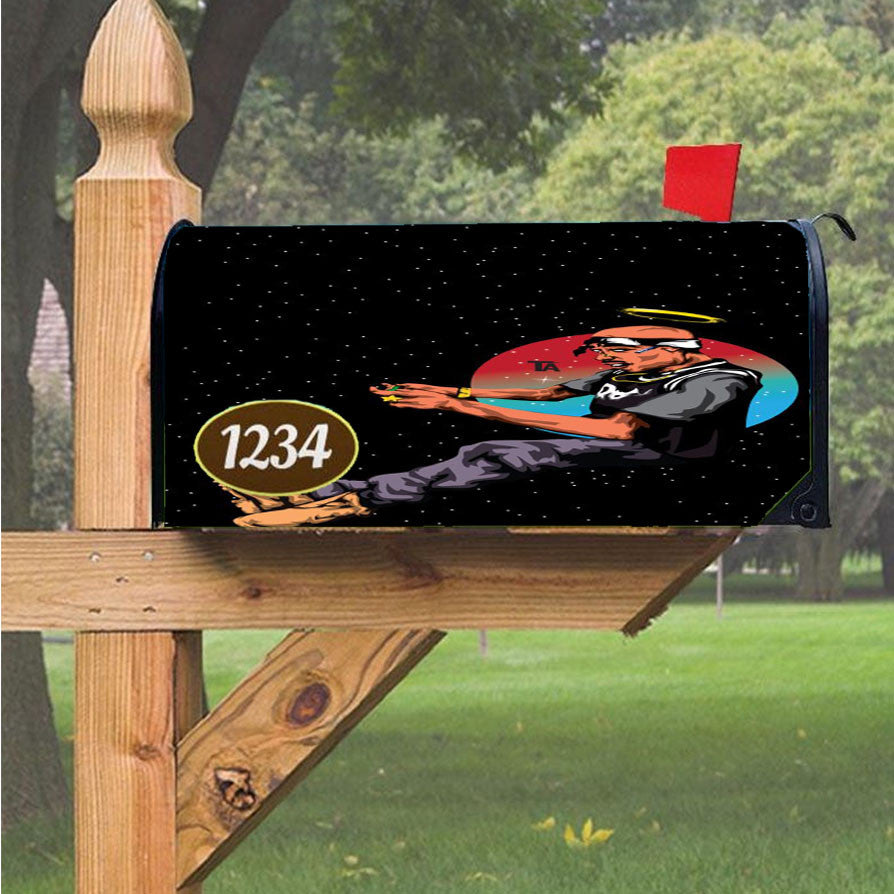 Pac Shakur Iphone Magnetic Mailbox Cover 18" X 21" Outdoor Decor