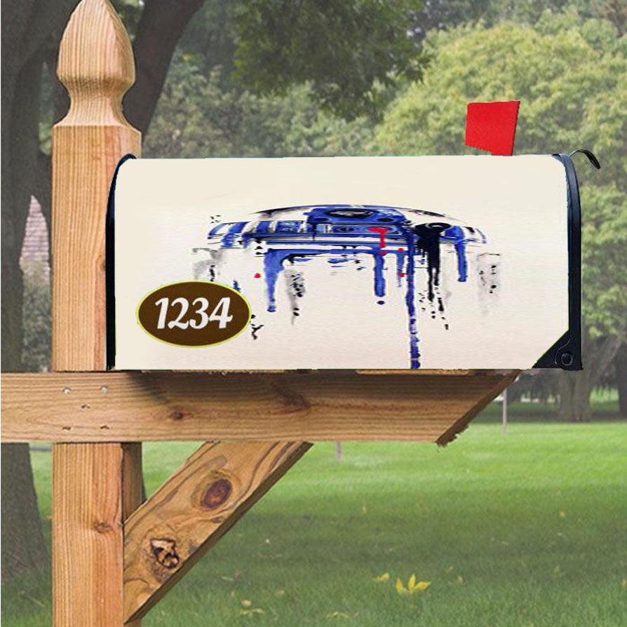 Painting Starwars Art Illustration Magnetic Mailbox Cover 18" X 21" Outdoor Decor