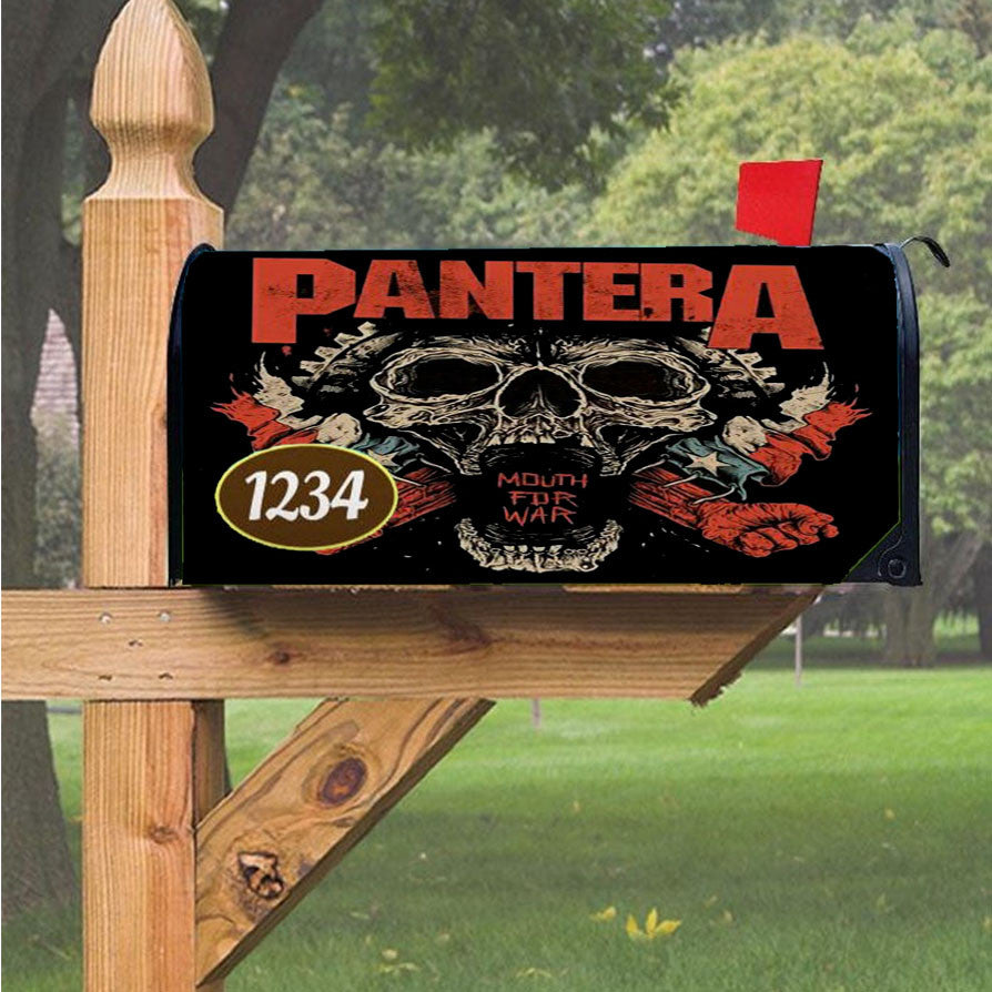 Pantera Album Mouth For War Magnetic Mailbox Cover 18" X 21" Outdoor Decor
