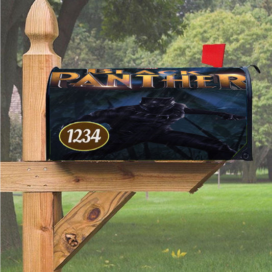 Panther Marvel Magnetic Mailbox Cover 18" X 21" Outdoor Decor
