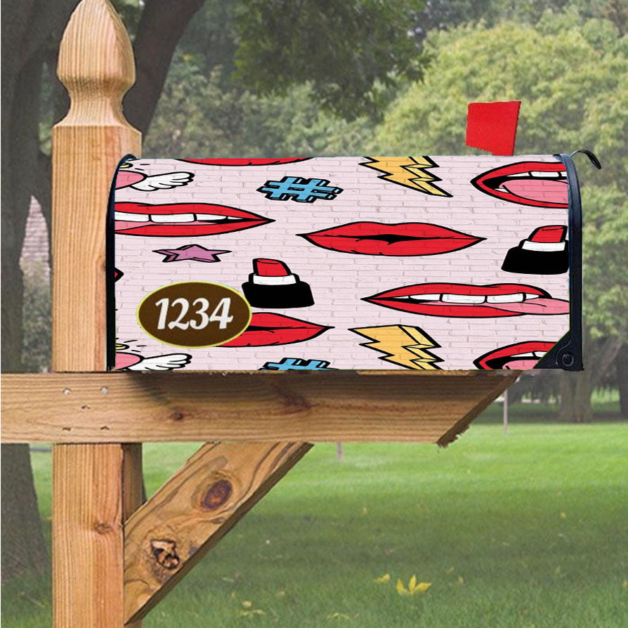 Papel De Parede Tumblr Unicornio Red Magnetic Mailbox Cover 18" X 21" Outdoor Decor