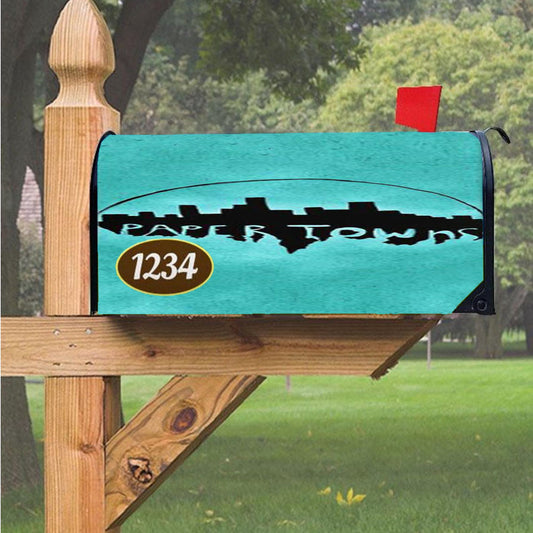 Paramore Floral Skull Magnetic Mailbox Cover 18" X 21" Outdoor Decor