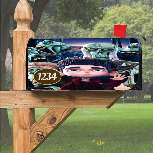 Paranorman 2012 Spooky Scary Halloween Horror Movie Magnetic Mailbox Cover 18" X 21" Outdoor Decor