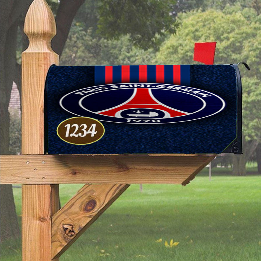 Paris Saint-Germain Magnetic Mailbox Cover 18" X 21" Outdoor Decor