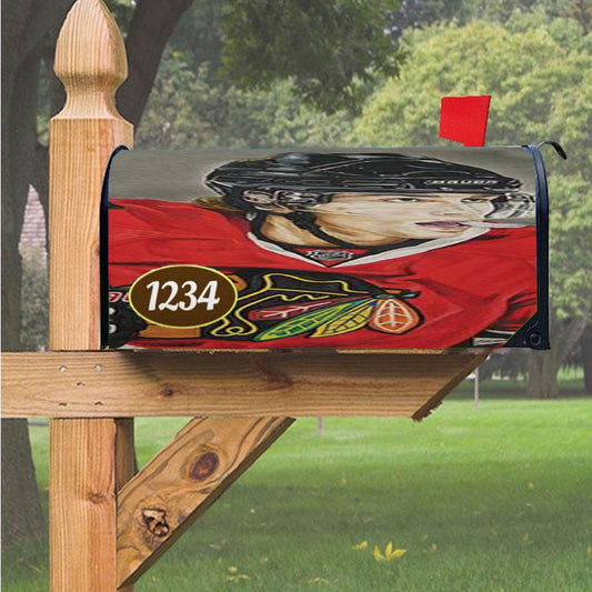 Patrick Kane Paint Magnetic Mailbox Cover 18" X 21" Outdoor Decor