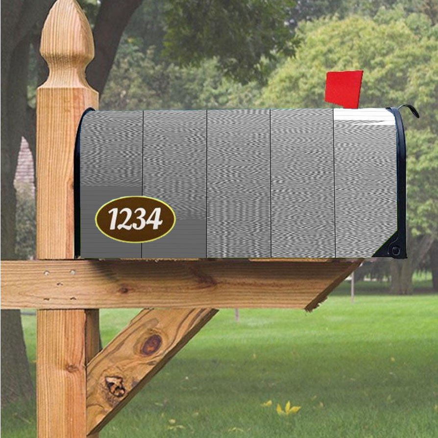 Pattern Art A Blue Magnetic Mailbox Cover 18" X 21" Outdoor Decor