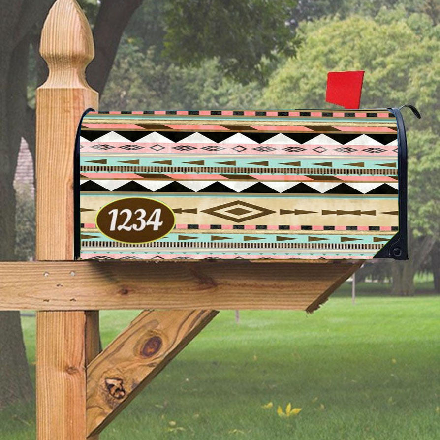 Pattern Art Cul Magnetic Mailbox Cover 18" X 21" Outdoor Decor