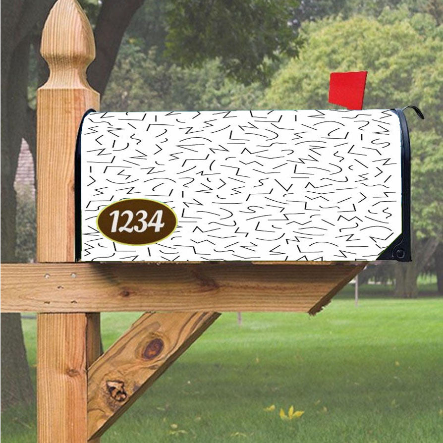 Pattern Art Nice Magnetic Mailbox Cover 18" X 21" Outdoor Decor