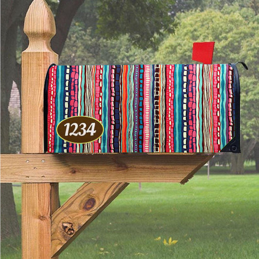 Pattern Beach Magnetic Mailbox Cover 18" X 21" Outdoor Decor