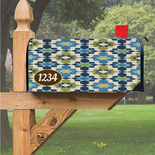 Pattern Classic Mind Magnetic Mailbox Cover 18" X 21" Outdoor Decor