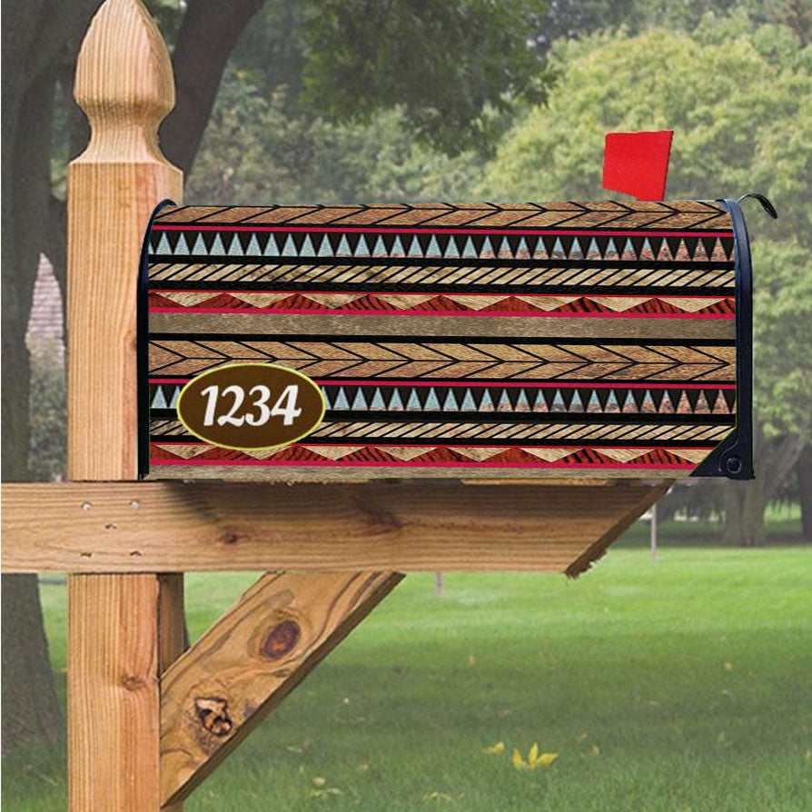 Pattern Emboss Magnetic Mailbox Cover 18" X 21" Outdoor Decor