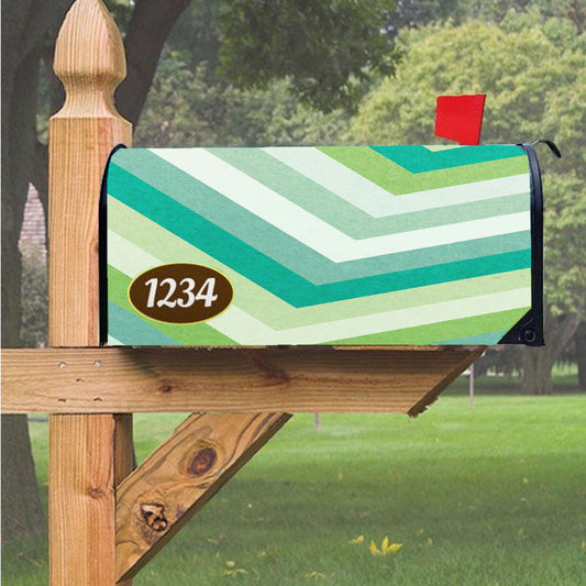 Pattern Pillow Glass Magnetic Mailbox Cover 18" X 21" Outdoor Decor