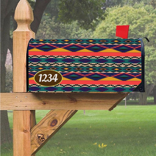 Pattern Slow N Fast Magnetic Mailbox Cover 18" X 21" Outdoor Decor