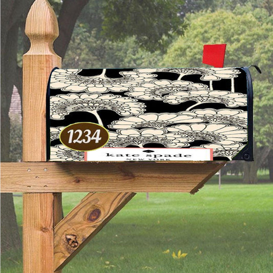 Pattern Style Katespade Flowers Magnetic Mailbox Cover 18" X 21" Outdoor Decor