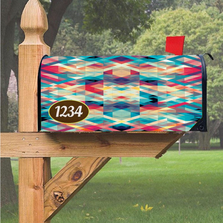 Pattern Wonderfull Magnetic Mailbox Cover 18" X 21" Outdoor Decor