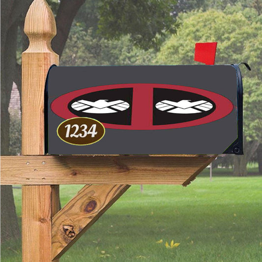 Shield Marvel Magnetic Mailbox Cover 18" X 21" Outdoor Decor