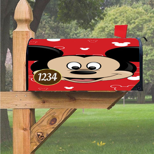 Smile Mickey Mouse Magnetic Mailbox Cover 18" X 21" Outdoor Decor