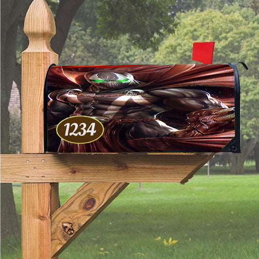 Spawn Death Marvel Chain Magnetic Mailbox Cover 18" X 21" Outdoor Decor