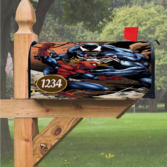 Spiderman Venom Marvel Magnetic Mailbox Cover 18" X 21" Outdoor Decor