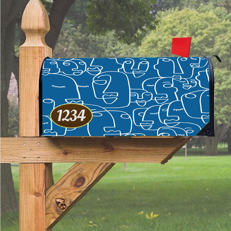 Wu Tang Clan Rap Hip Hop Music Collages Magnetic Mailbox Cover 18" X 21" Outdoor Decor