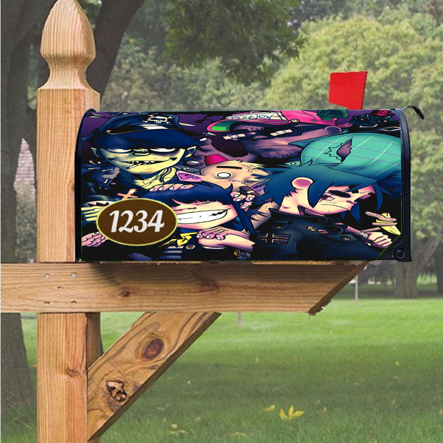 Wu Tang Clan Rap Hip Hop Music Collages Magnetic Mailbox Cover 18" X 21" Outdoor Decor