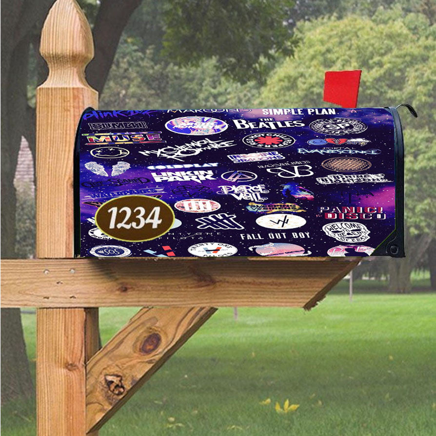 Wu Tang Clan Rap Hip Hop Music Collages Magnetic Mailbox Cover 18" X 21" Outdoor Decor