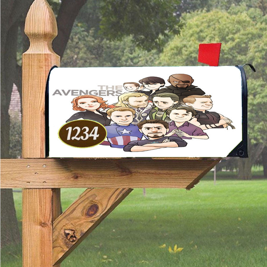 Wu Tang Clan Rap Hip Hop Music Collages Magnetic Mailbox Cover 18" X 21" Outdoor Decor