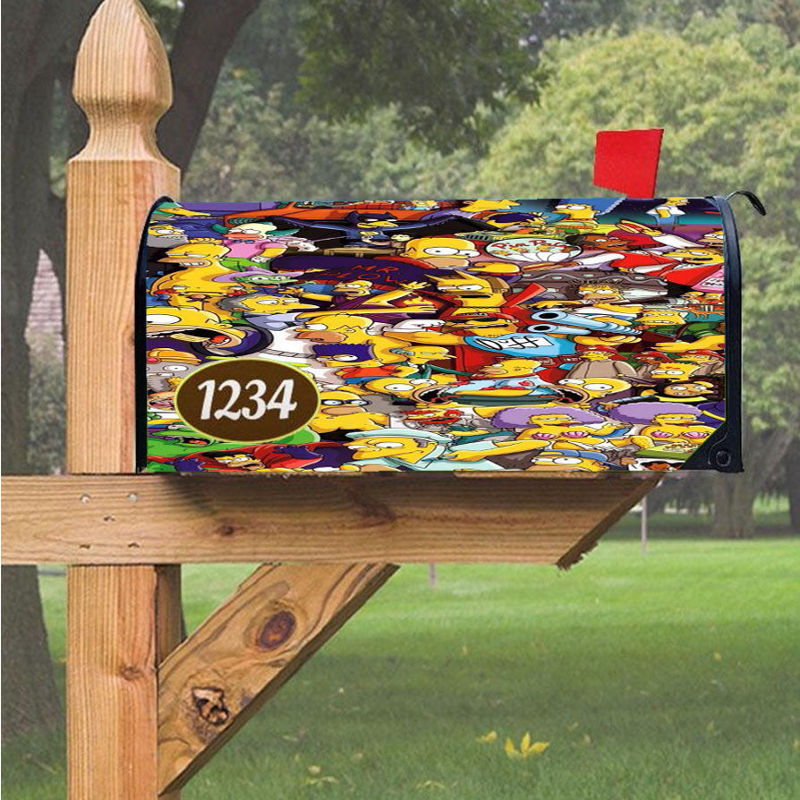 Wu Tang Clan Rap Hip Hop Music Collages Magnetic Mailbox Cover 18" X 21" Outdoor Decor