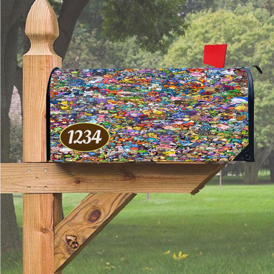 Wu Tang Clan Rap Hip Hop Music Collages Magnetic Mailbox Cover 18" X 21" Outdoor Decor