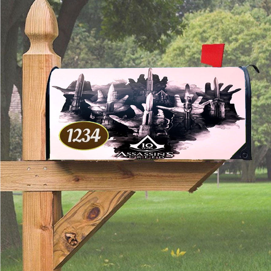Wu Tang Clan Rap Hip Hop Music Collages Magnetic Mailbox Cover 18" X 21" Outdoor Decor