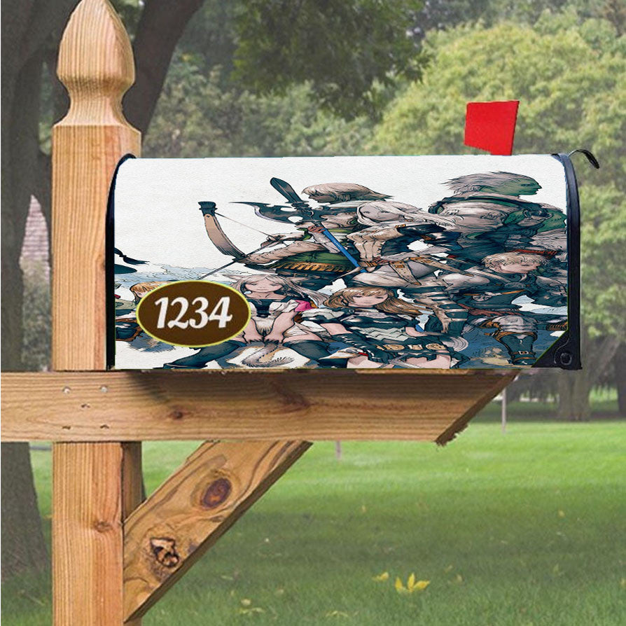 Wu Tang Clan Rap Hip Hop Music Collages Magnetic Mailbox Cover 18" X 21" Outdoor Decor