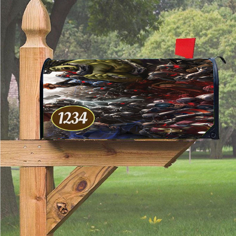 Wu Tang Clan Rap Hip Hop Music Collages Magnetic Mailbox Cover 18" X 21" Outdoor Decor
