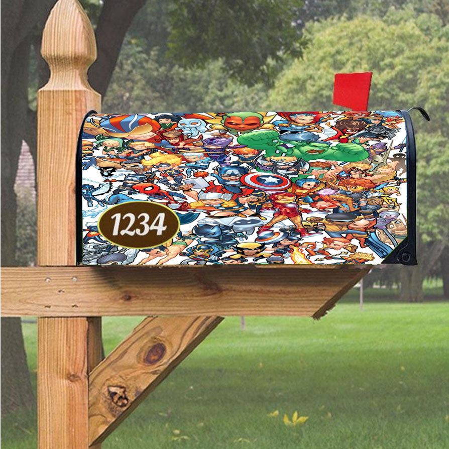 Wu Tang Clan Rap Hip Hop Music Collages Magnetic Mailbox Cover 18" X 21" Outdoor Decor
