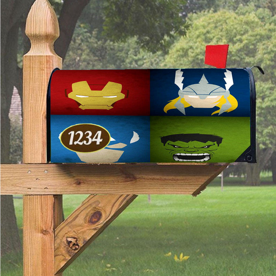 Wu Tang Clan Rap Hip Hop Music Collages Magnetic Mailbox Cover 18" X 21" Outdoor Decor