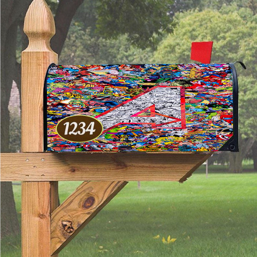 Wu Tang Clan Rap Hip Hop Music Collages Magnetic Mailbox Cover 18" X 21" Outdoor Decor