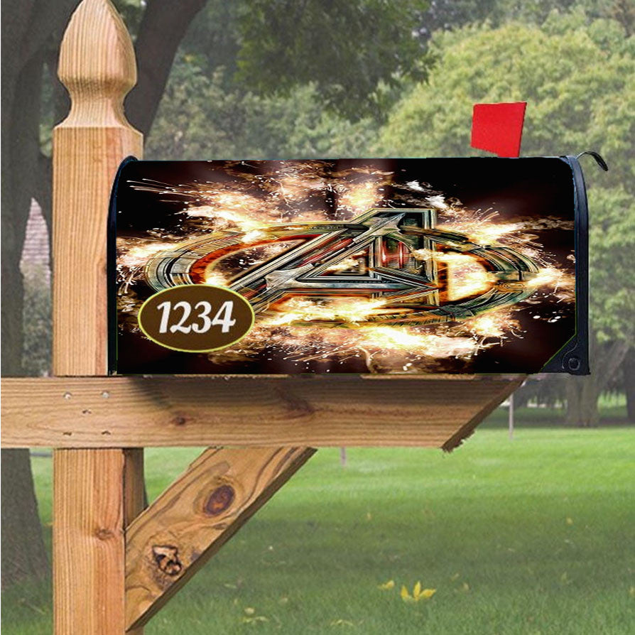 Wu Tang Clan Rap Hip Hop Music Collages Magnetic Mailbox Cover 18" X 21" Outdoor Decor