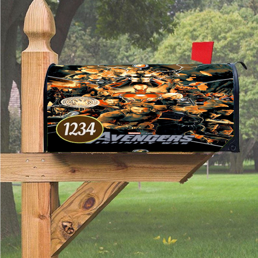 Wu Tang Clan Rap Hip Hop Music Collages Magnetic Mailbox Cover 18" X 21" Outdoor Decor