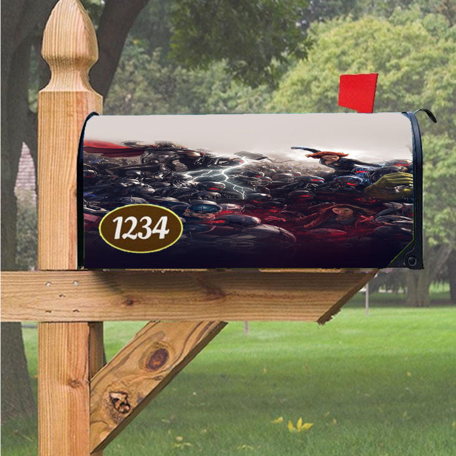 Wu Tang Clan Rap Hip Hop Music Collages Magnetic Mailbox Cover 18" X 21" Outdoor Decor