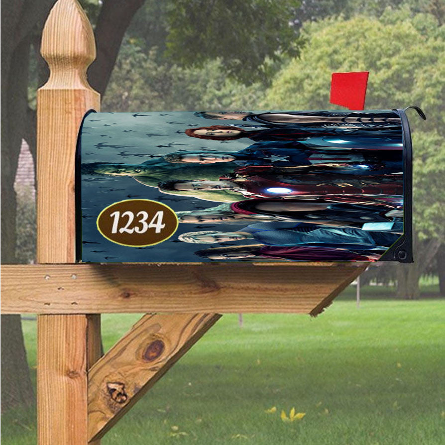 Wu Tang Clan Rap Hip Hop Music Collages Magnetic Mailbox Cover 18" X 21" Outdoor Decor
