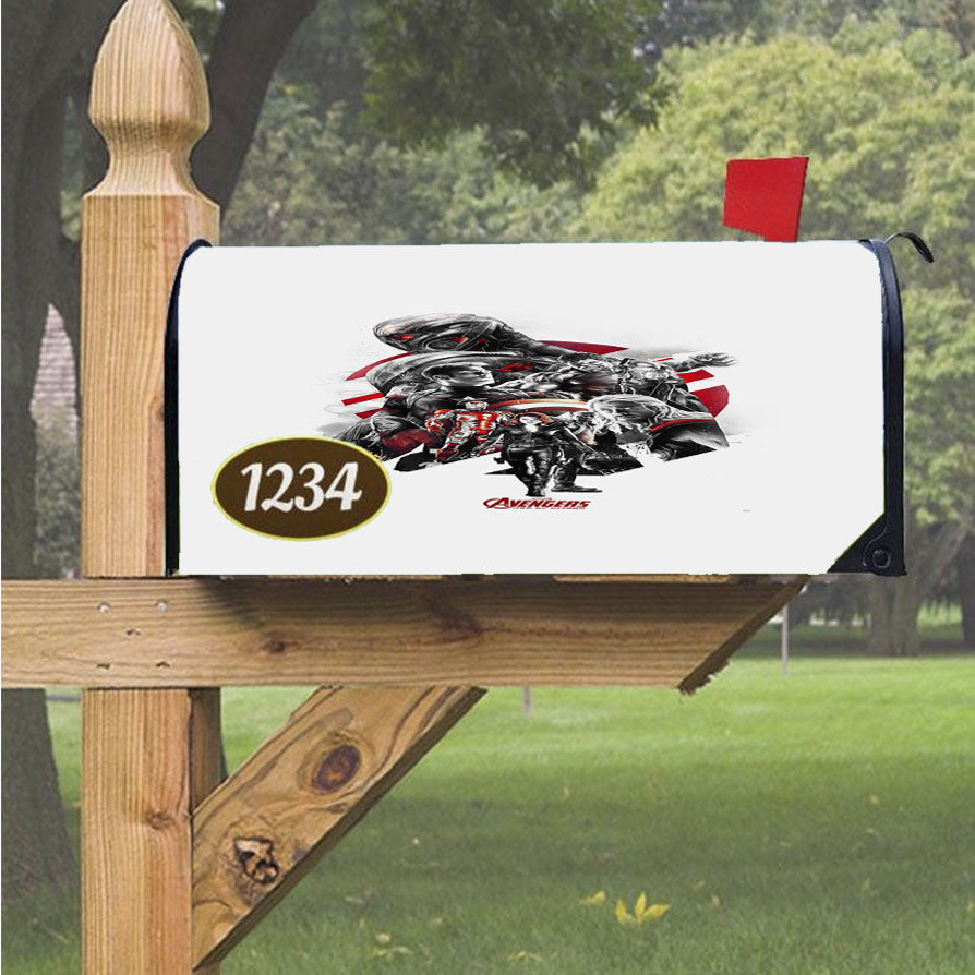Wu Tang Clan Rap Hip Hop Music Collages Magnetic Mailbox Cover 18" X 21" Outdoor Decor